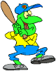 Baseballin' Frog